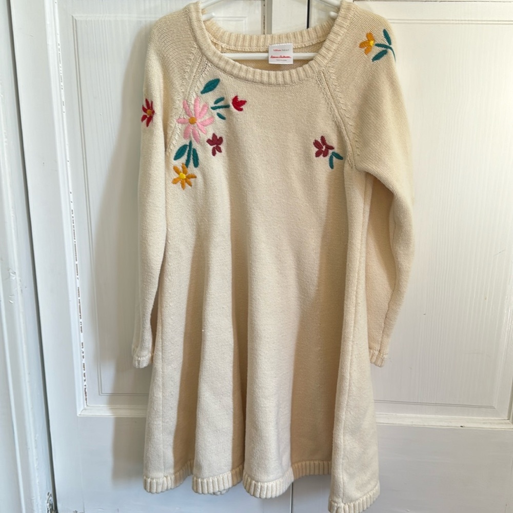 Hanna Anderson beautiful knitted a-line dress